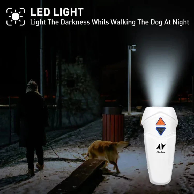 Chanfong 超音波ハンドヘルド犬撃退器 ポータブルデュアルプローブ高出力吠え止め器