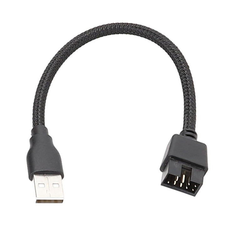 USB-Aオスから9ピンマザーボード内蔵RGBデータ外部Uポートアダプターケーブル, USB-Aオスから9ピン