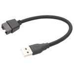 USB-Aオスから9ピンマザーボード内蔵RGBデータ外部Uポートアダプターケーブル, USB-Aオスから9ピン