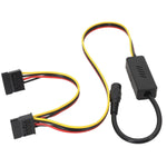 アダプター DC 5.5 x 2.5mmからハードディスク電源供給ケーブル, 1対1 SATA, 1対2 SATA, 1対3 SATA, 1対4 SATA, DCから4ピン 1対1, DCから4ピン 1対2, DCから4ピン 1対3, DCから4ピン 1対4