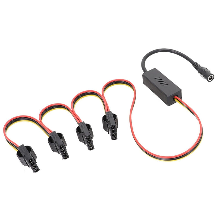 アダプター DC 5.5 x 2.5mmからハードディスク電源供給ケーブル, 1対1 SATA, 1対2 SATA, 1対3 SATA, 1対4 SATA, DCから4ピン 1対1, DCから4ピン 1対2, DCから4ピン 1対3, DCから4ピン 1対4