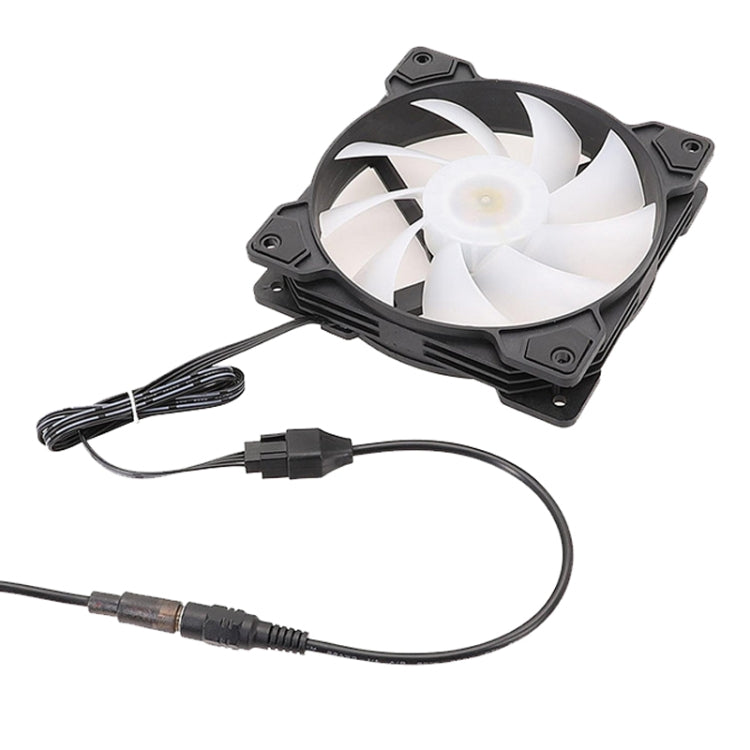 DC5521電源アダプターから12Vコンピューターケース4ピンファンケーブル, DC5521から12V 4ピン