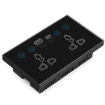 スイッチ付きGraffitiスマートソケット USB+Type-Cデュアルポート リモートコントロールソケット、UKプラグ、WiFiホワイト、WiFiブラック、ZigBeeホワイト、ZigBeeブラック