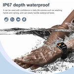 T12Pro 1.85インチ IP67 防水 スポーツ健康モニタリング Bluetooth通話スマートウォッチ
