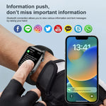 T12Pro 1.85インチ IP67 防水 スポーツ健康モニタリング Bluetooth通話スマートウォッチ