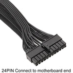EVGA用 10ピン / 18ピンから24ピンフラットケーブルモジュールケーブル グラフィックスカードブロックコード, 60cm EVGA用