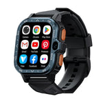 LOKMAT APPLLP 4 MAX 2.02インチ Android 8.1 フルネットワーク Wi-Fi カード Bluetoothスマートウォッチ、4G+64G（シルバー）、4G+64G（ネイビーブルー）
