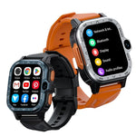 LOKMAT APPLLP 4 MAX 2.02インチ Android 8.1 フルネットワーク Wi-Fi カード Bluetoothスマートウォッチ、4G+64G（シルバー）、4G+64G（ネイビーブルー）