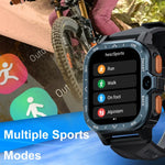 LOKMAT APPLLP 4 MAX 2.02インチ Android 8.1 フルネットワーク Wi-Fi カード Bluetoothスマートウォッチ、4G+64G（シルバー）、4G+64G（ネイビーブルー）