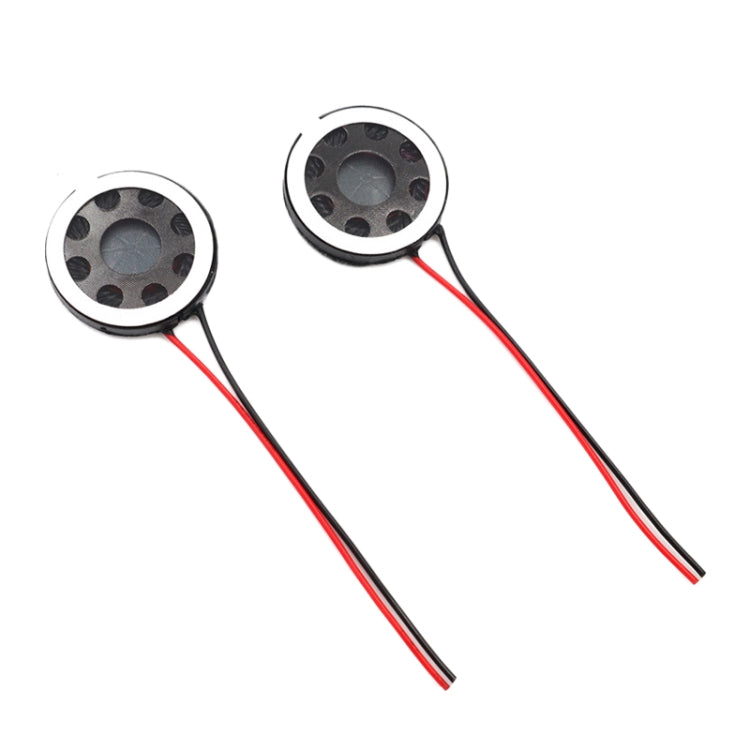 2個セット 20mm 8オーム 0.5W/1W 医療用おもちゃ用セキュリティプラスチックスピーカー 内蔵磁気溶接ワイヤーボイススピーカー