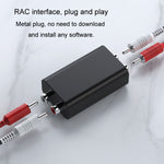 RCAオーディオグラウンドループアイソレーター ノイズ干渉防止 Bluetoothレシーバー用ノイズリデューサー、スクエア、楕円形