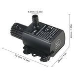 DC12V マイクロブラシレス冷水循環噴水ポンプ、QR50C