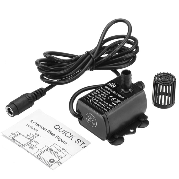 DC12V マイクロブラシレス冷水循環噴水ポンプ、QR50C
