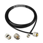 BNC オス から UHF オス RG58 アダプターケーブル、0.5m、1m、2m、3m、5m、8m、10m