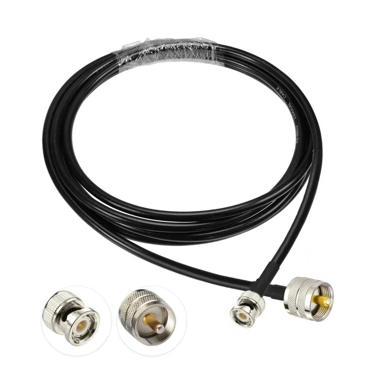 BNC オス から UHF オス RG58 アダプターケーブル、0.5m、1m、2m、3m、5m、8m、10m