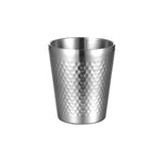 304ステンレスハンマーマグ 厚手二重構造 レストラン用ティーカップ、175ml、260ml、300ml、350ml、450ml