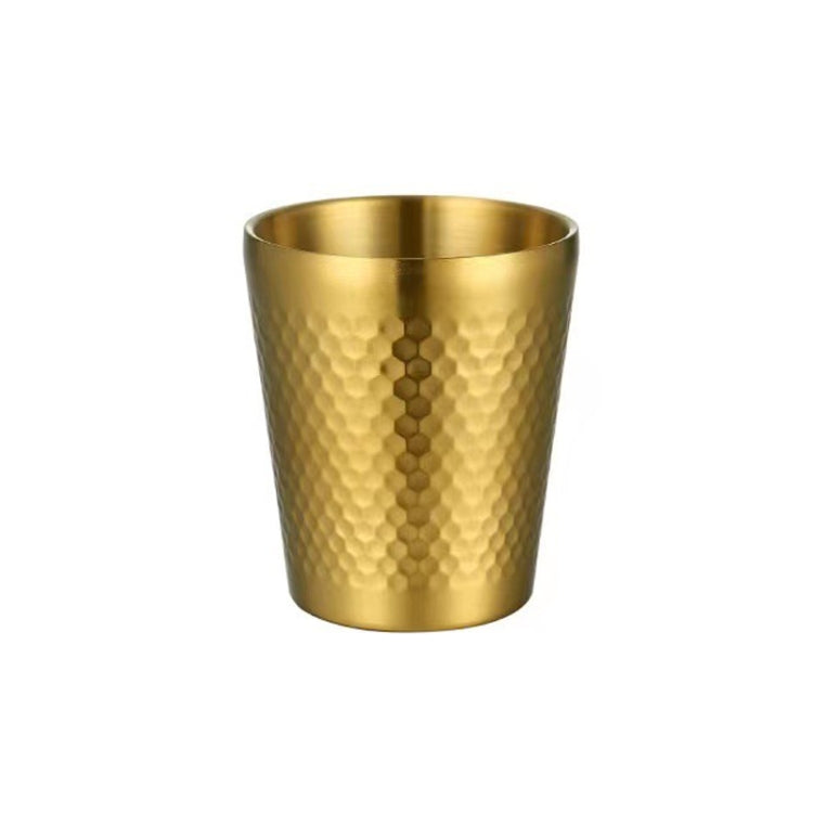 304ステンレスハンマーマグ 厚手二重構造 レストラン用ティーカップ、175ml、260ml、300ml、350ml、450ml
