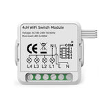 Alexa / Google Home / Tuya Smart Lifeアプリ対応スマートスイッチモジュール、1CH WiFi、2CH WiFi、3CH WiFi、4CH WiFi、1CH Zigbee、2CH Zigbee、3CH Zigbee、4CH Zigbee