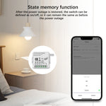 Alexa / Google Home / Tuya Smart Lifeアプリ対応スマートスイッチモジュール、1CH WiFi、2CH WiFi、3CH WiFi、4CH WiFi、1CH Zigbee、2CH Zigbee、3CH Zigbee、4CH Zigbee