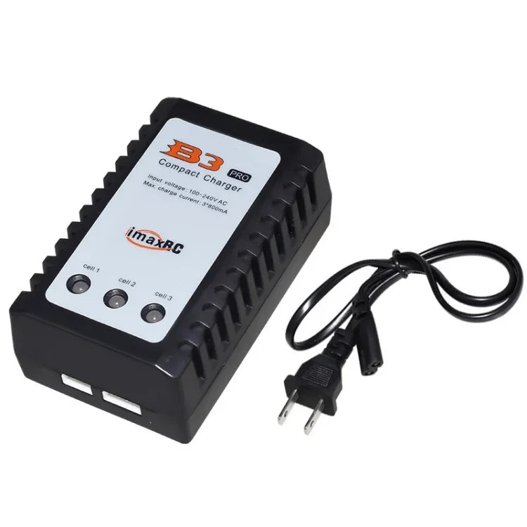 ImaxRC 7.4V/11.1V 2S/3S モデル航空機ドローン用リチウムバッテリー インテリジェントバランス充電器、米国プラグ