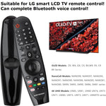 LGテレビ用 Bluetooth ハンドヘルド赤外線音声多機能リモコン、AKB75855501 音声対応