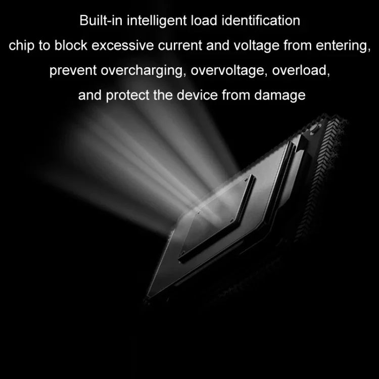 11.1V 2A 3S リチウムバッテリー USB充電器 ライト付き、4ピンプラグ