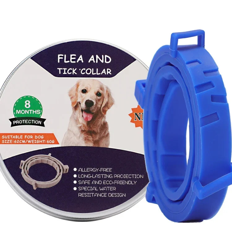 犬猫用ノミ・ダニ首輪 アルミケース付き 72cm グレー, 72cm オレンジ, 72cm ブルー, 38cm オレンジ, 38cm ピンク, 38cm ブルー