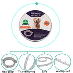 犬猫用ノミ・ダニ首輪 アルミケース付き 72cm グレー, 72cm オレンジ, 72cm ブルー, 38cm オレンジ, 38cm ピンク, 38cm ブルー
