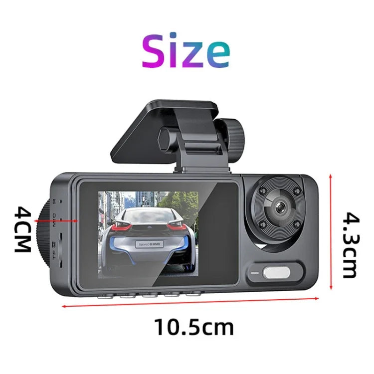 High-Definition Night Vision Driving Recorder, Dual Recording No WIFI, Triple Recording No WIFI, Triple Recording With WIFI Mobile Playback