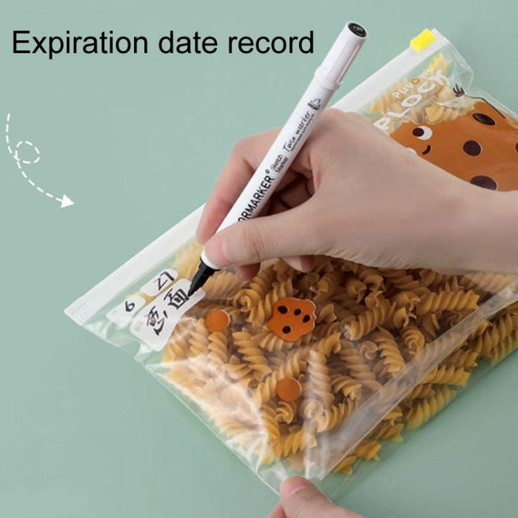 家庭用食品密封保存袋 冷蔵庫用ジッパーフレッシュポケット、中サイズ20枚/箱、大サイズ15枚/箱