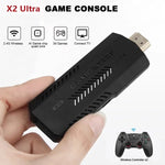 X2 Ultra ビデオゲームスティックコンソール 2.4Gダブルワイヤレスコントローラー付き、64GB、128GB、256GB