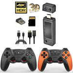 X9 Ultra ビデオゲームスティックコンソール 2.4Gダブルワイヤレスコントローラー付き、64GB 37000+ゲーム、128GB 42000+ゲーム、256GB 60000+ゲーム