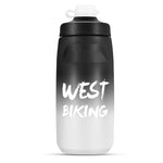 WEST BIKING 620ML 自転車用ウォーターボトル ポータブル アウトドア サイクリング用水筒、ホワイトピンクグラデーション、ブラックグレーグラデーション、ブルーグラデーション、ダークグリーングラデーション、グリーンピンクグラデーション、イエローグリーングラデーション、ブラックグリーングラデーション、ブラックレッドグラデーション