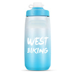 WEST BIKING 620ML 自転車用ウォーターボトル ポータブル アウトドア サイクリング用水筒、ホワイトピンクグラデーション、ブラックグレーグラデーション、ブルーグラデーション、ダークグリーングラデーション、グリーンピンクグラデーション、イエローグリーングラデーション、ブラックグリーングラデーション、ブラックレッドグラデーション
