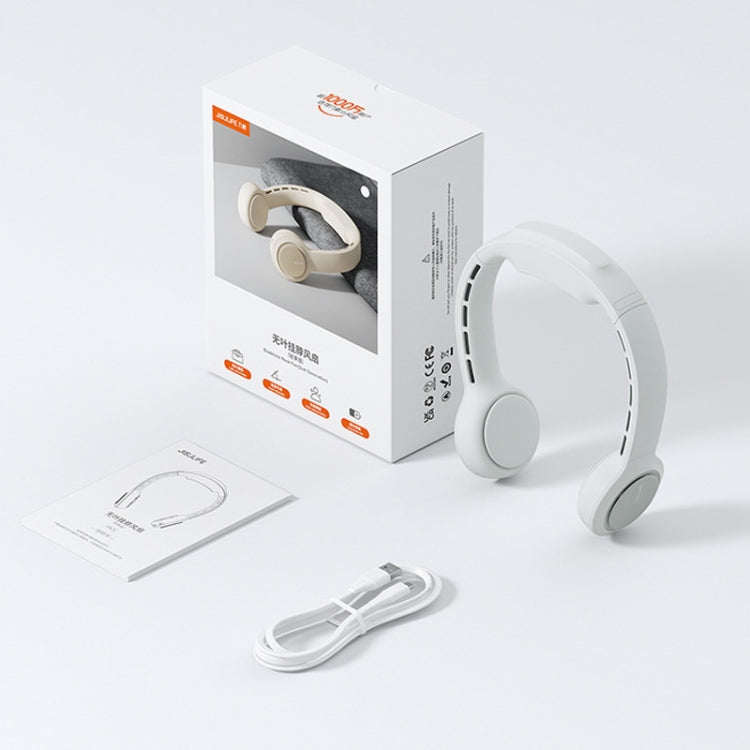 JisuLife FA31 USB充電式首掛けミニファン 羽根なし冷却屋外用強風電動ファン