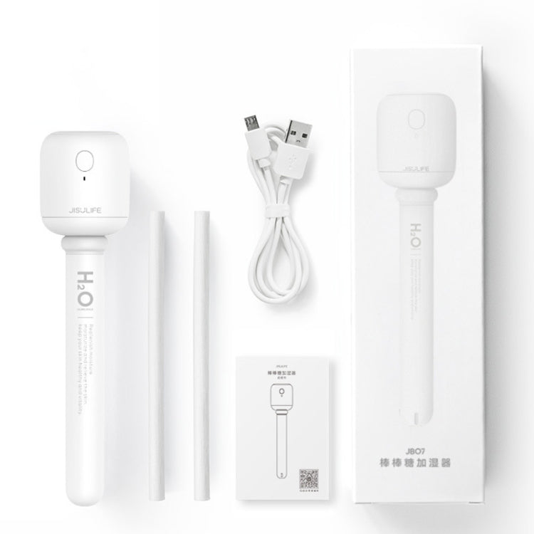 JisuLife JB07 ワイヤレス ハイミスト ポータブル加湿器、タンクなし、ホワイト 1100mAh、ホワイト 2200mAh
