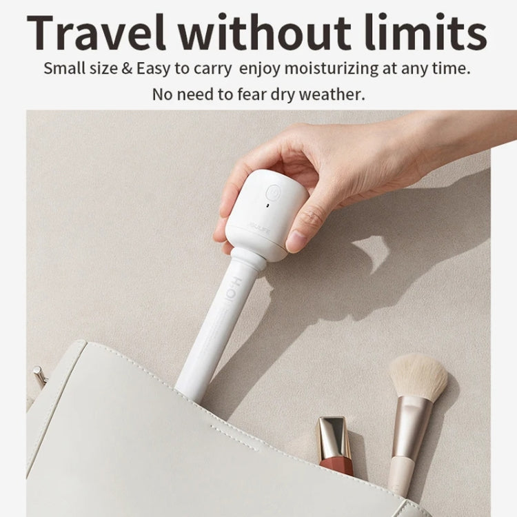 JisuLife JB07 ワイヤレス ハイミスト ポータブル加湿器、タンクなし、ホワイト 1100mAh、ホワイト 2200mAh