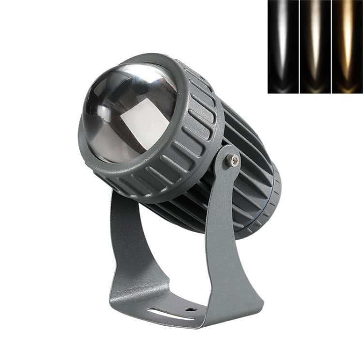 10W One Beam LED Spotlight Outdoor Waterproof Lighting Pillar Wall Light Remote Landscape Lamp, Choose 1 of 3 Colors, Choose 1 of 5 Colors