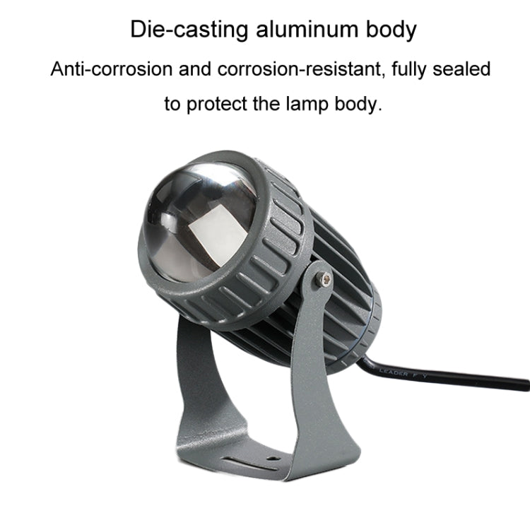 10W ワンビーム LEDスポットライト 屋外防水 照明 柱壁掛けライト リモコン付き 3色から選択、5色から選択