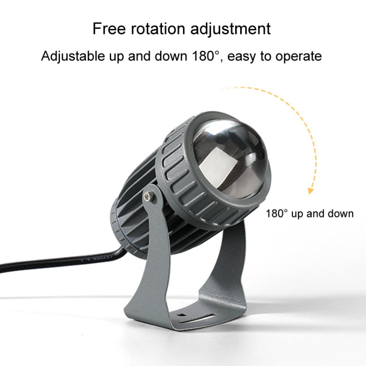 10W ワンビーム LEDスポットライト 屋外防水 照明 柱壁掛けライト リモコン付き 3色から選択、5色から選択