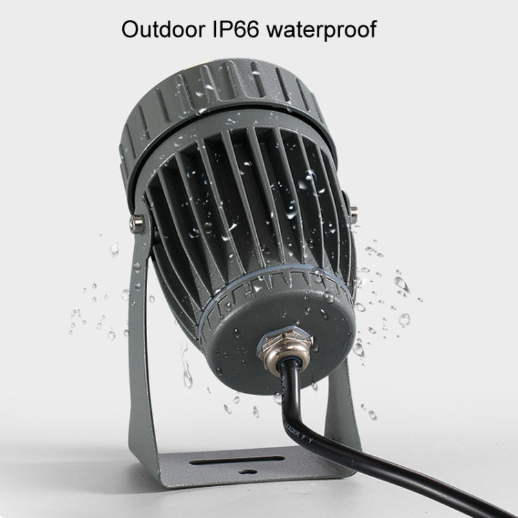 10W ワンビーム LEDスポットライト 屋外防水 照明 柱壁掛けライト リモコン付き 3色から選択、5色から選択