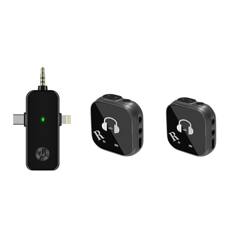 5.8G ワイヤレスインイヤーモニターシステム デュアルイヤホンモニタリング対応 1対2、1対4