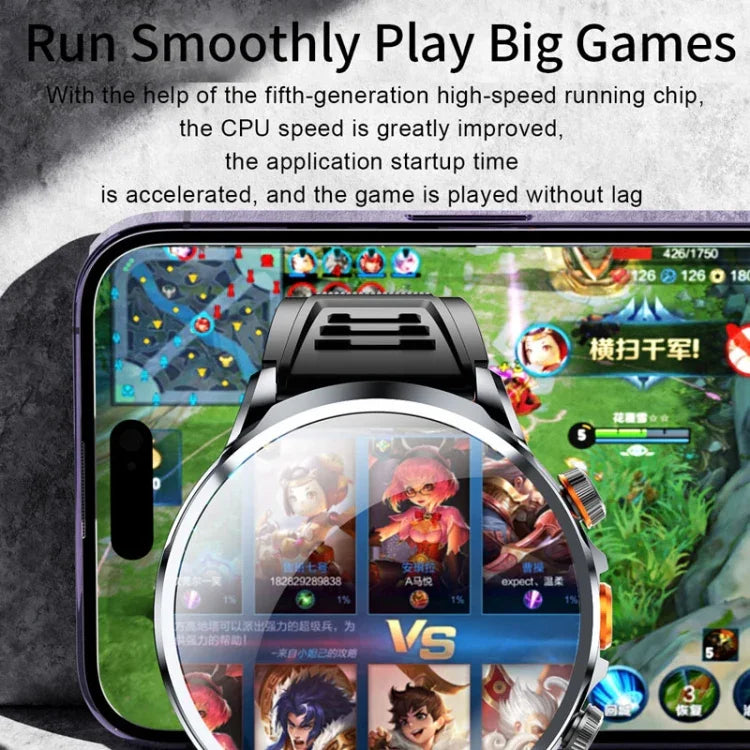 H18 超薄型ラウンドボールスクリーン 1.95インチ プラグインフォン スマートウォッチ、32G
