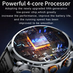 H18 超薄型ラウンドボールスクリーン 1.95インチ プラグインフォン スマートウォッチ、32G
