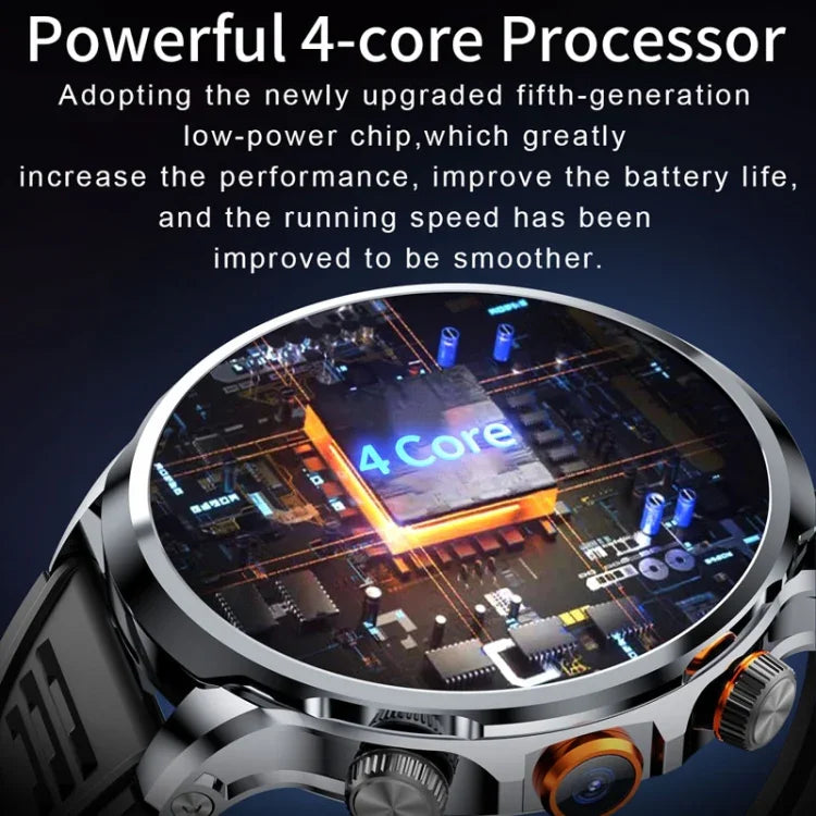 H18 超薄型ラウンドボールスクリーン 1.95インチ プラグインフォン スマートウォッチ、32G