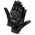 モーターサイクル用アウトドアライディング滑り止めタッチスクリーン対応日焼け止めグローブ, M, L, XL, XXL