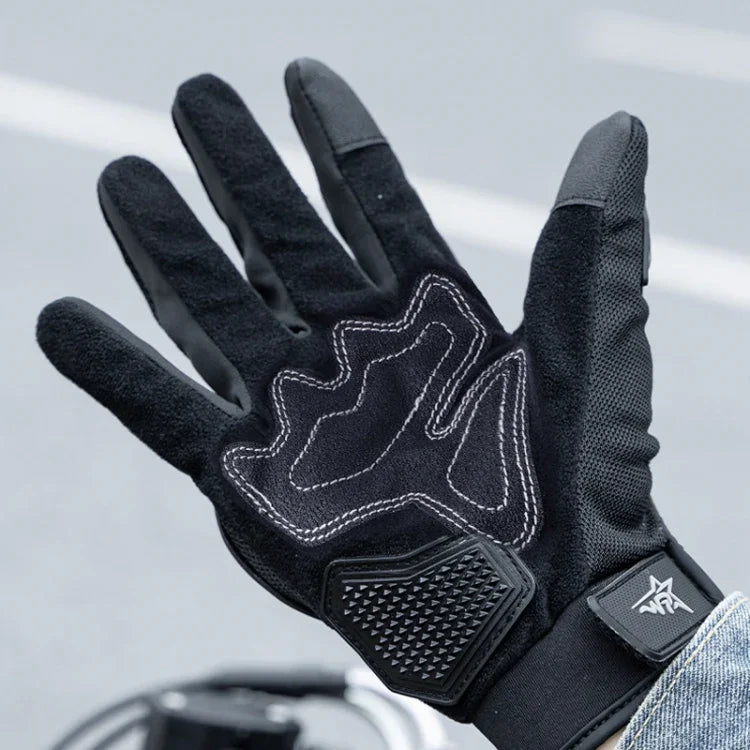モーターサイクル用アウトドアライディング滑り止めタッチスクリーン対応日焼け止めグローブ, M, L, XL, XXL