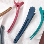 5個 7.8cm ダックビルクリップ ストレートバングクリップ シンプルパーソナライズドサイドクリップ