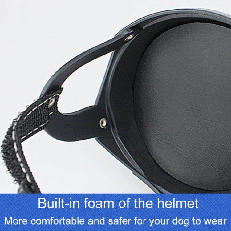 ペットヘルメット 犬と猫 ラグビーハットアクセサリー, S, M