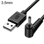 JINGHUA U550C USBからDC充電ケーブル 小型家電電源コード, 3.5mm, 5.5mm